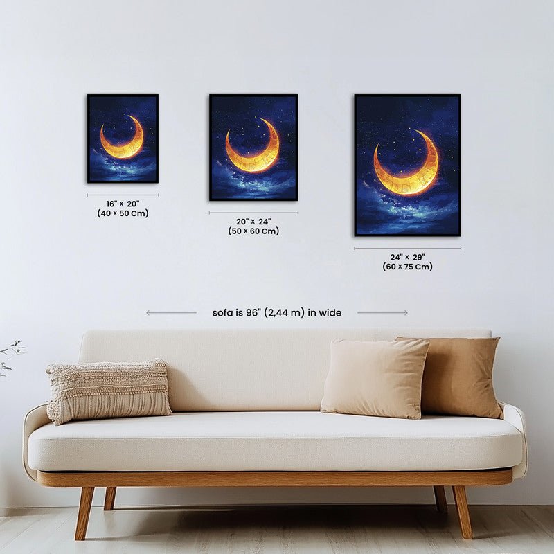 Paint by numbers - Crescent Night - MyArt