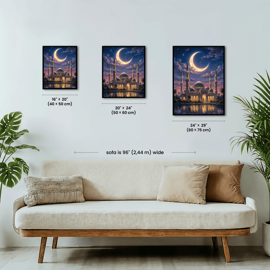 Paint by numbers - Crescent Mosque - MyArt