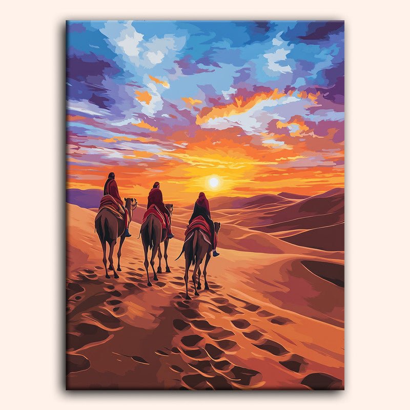 Paint by numbers - Crimson Dunes - MyArt