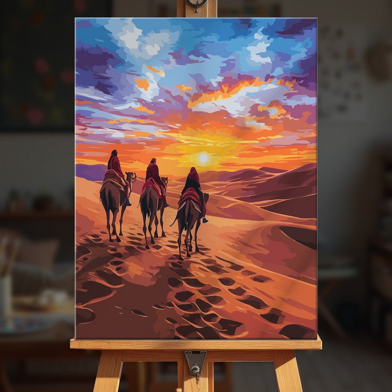 Paint by numbers - Crimson Dunes - MyArt