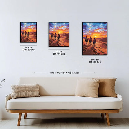 Paint by numbers - Crimson Dunes - MyArt
