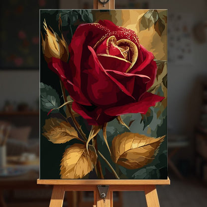 Paint by numbers - Crimson Grace - MyArt
