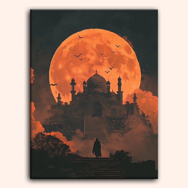 Paint by numbers - Crimson Moon - MyArt