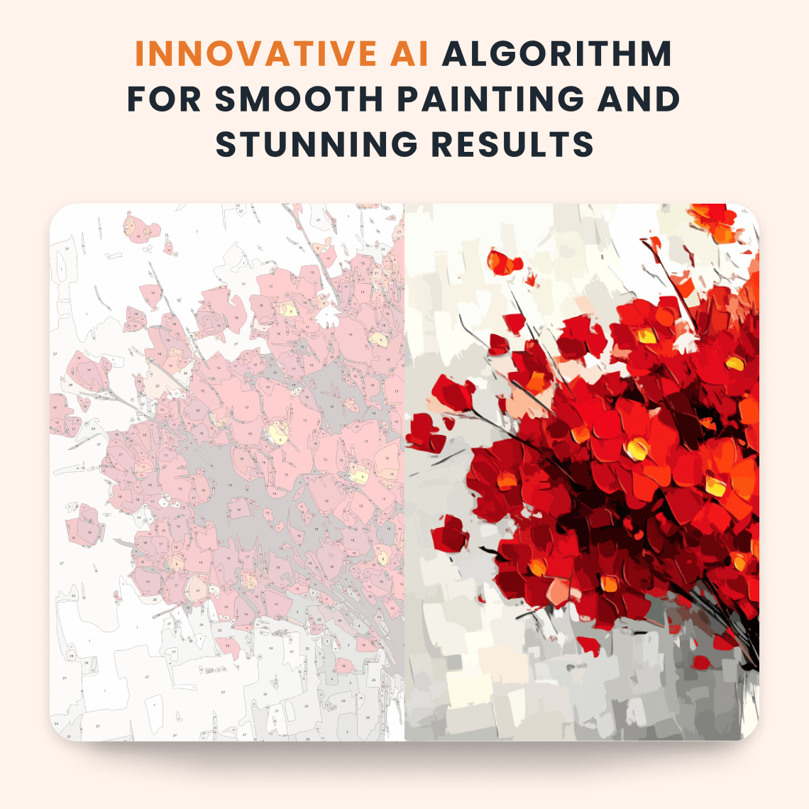 Paint by numbers - Crimson Bouquet - MyArt