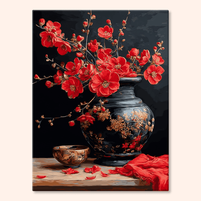 Paint by numbers - Crimson Branches - MyArt