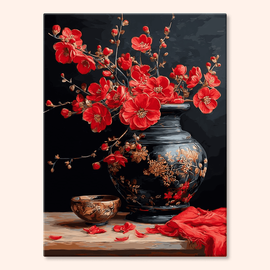 Paint by numbers - Crimson Branches - MyArt