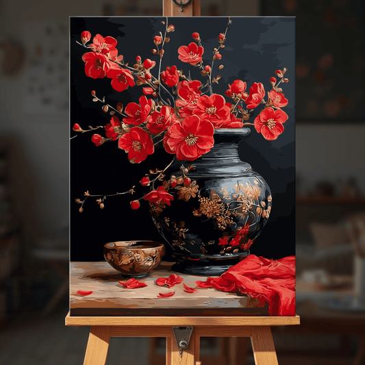 Paint by numbers - Crimson Branches - MyArt