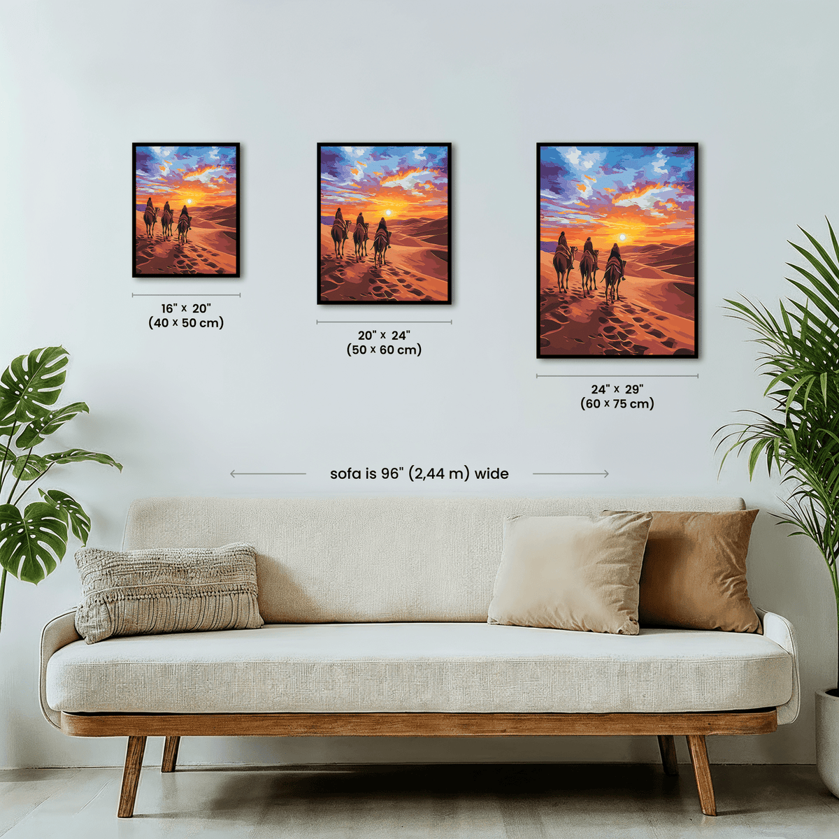 Paint by numbers - Crimson Dunes - MyArt
