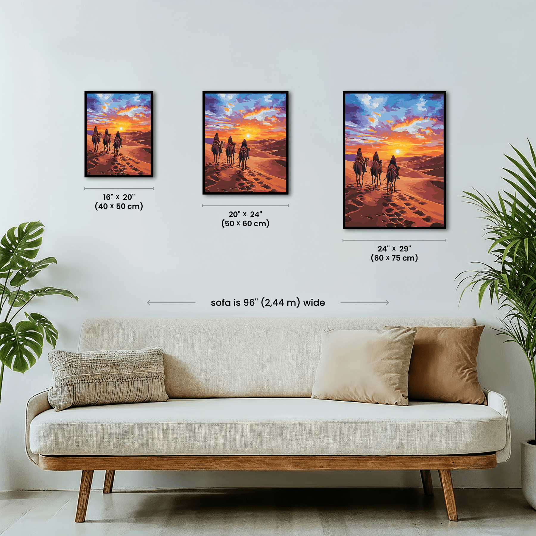 Paint by numbers - Crimson Dunes - MyArt