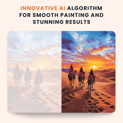 Paint by numbers - Crimson Dunes - MyArt