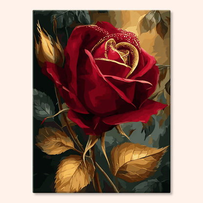 Paint by numbers - Crimson Grace - MyArt