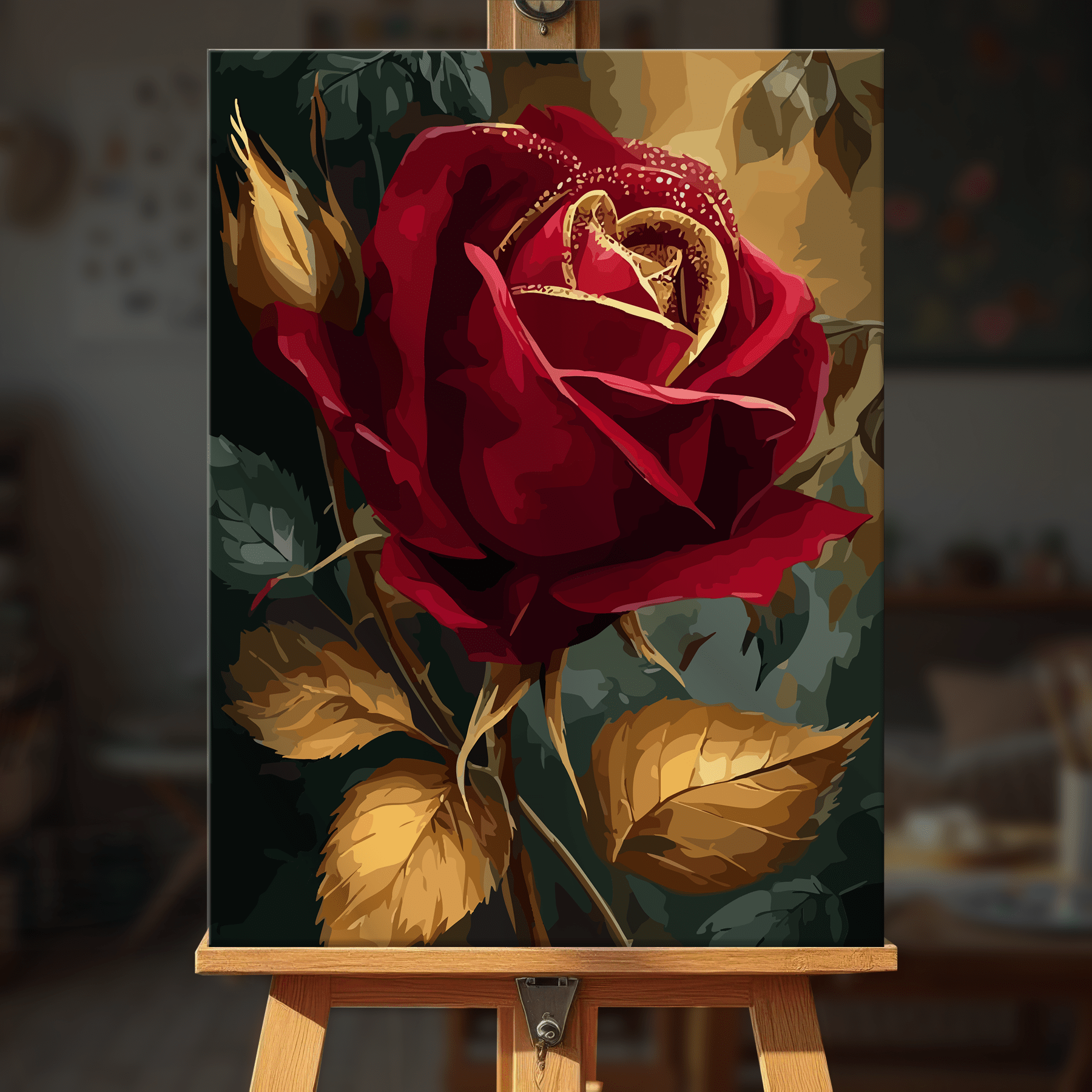 Paint by numbers - Crimson Grace - MyArt