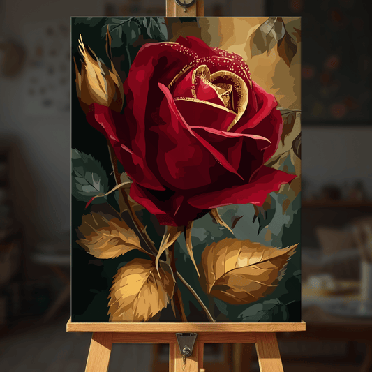 Paint by numbers - Crimson Grace - MyArt