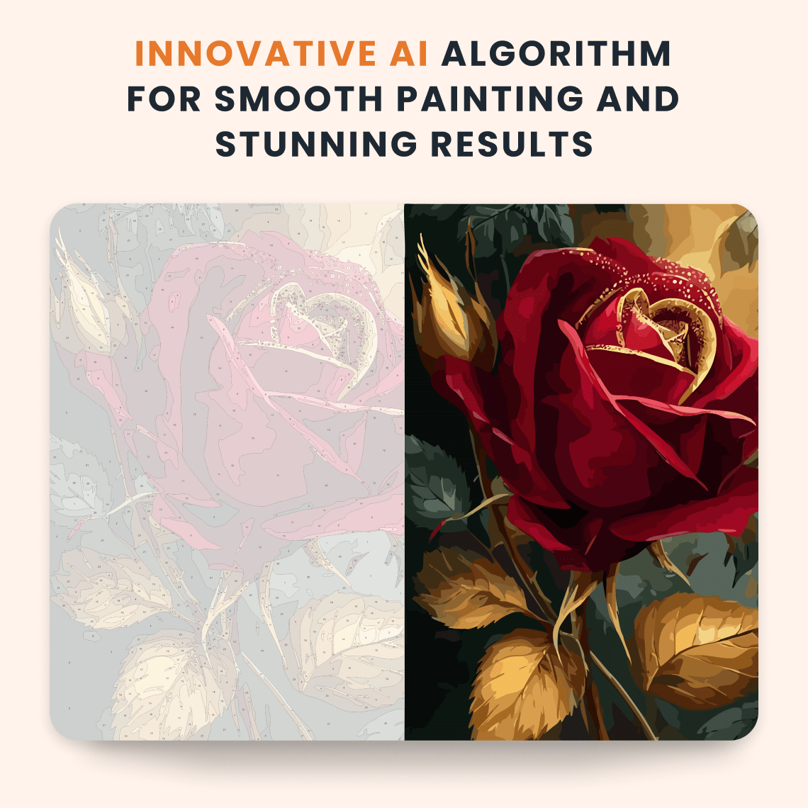 Paint by numbers - Crimson Grace - MyArt