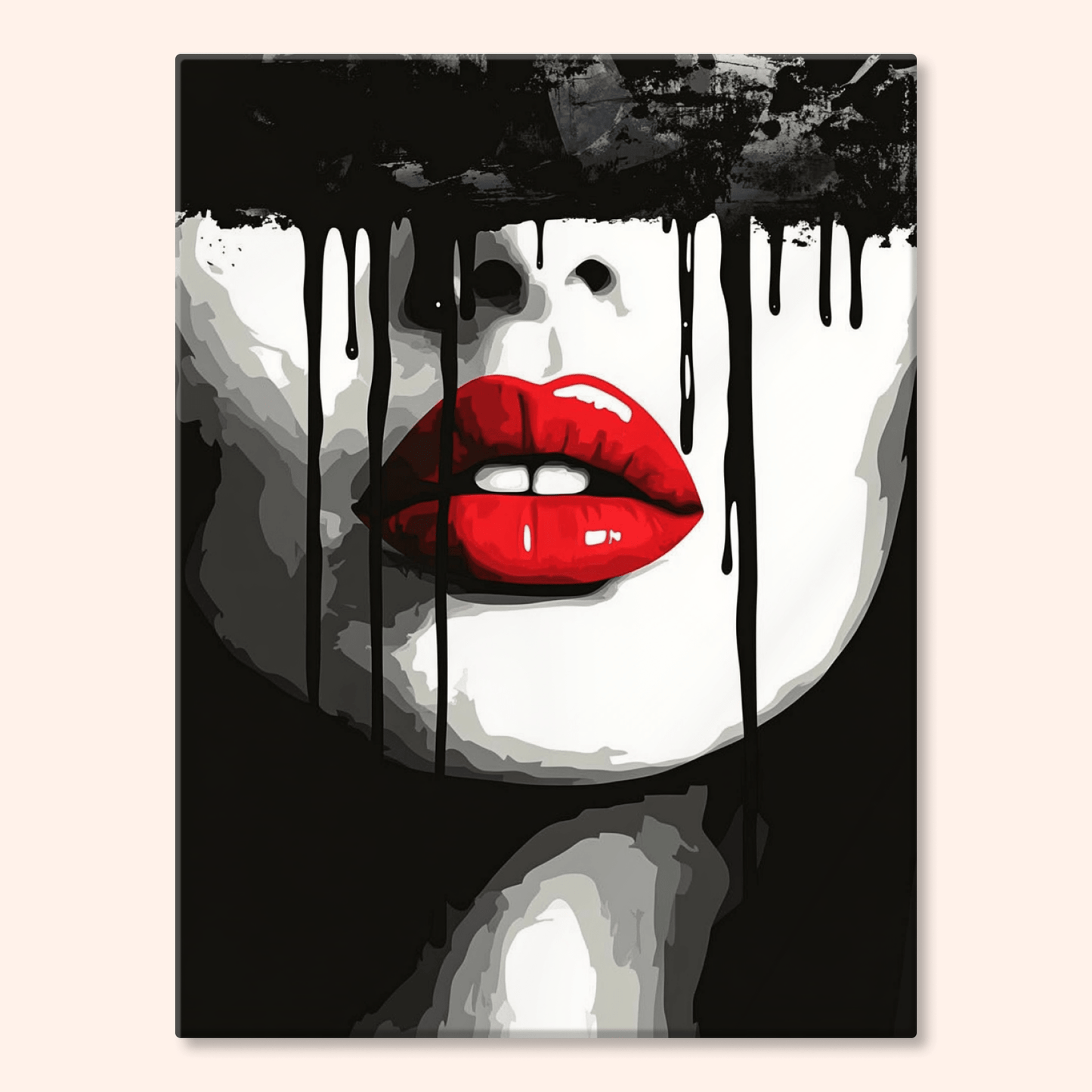 Paint by numbers - Crimson Silence - MyArt