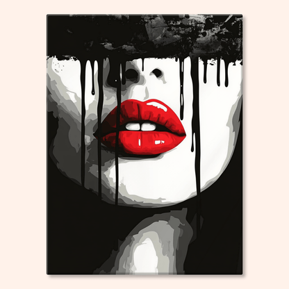 Paint by numbers - Crimson Silence - MyArt