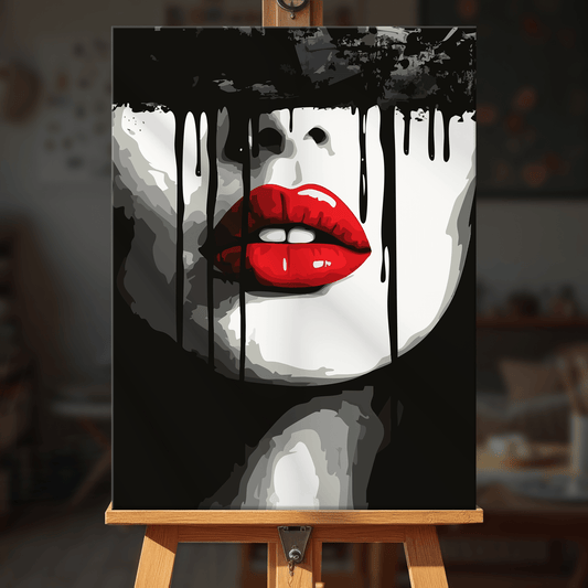 Paint by numbers - Crimson Silence - MyArt