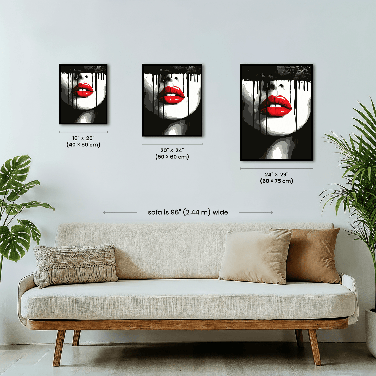 Paint by numbers - Crimson Silence - MyArt