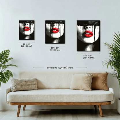 Paint by numbers - Crimson Silence - MyArt