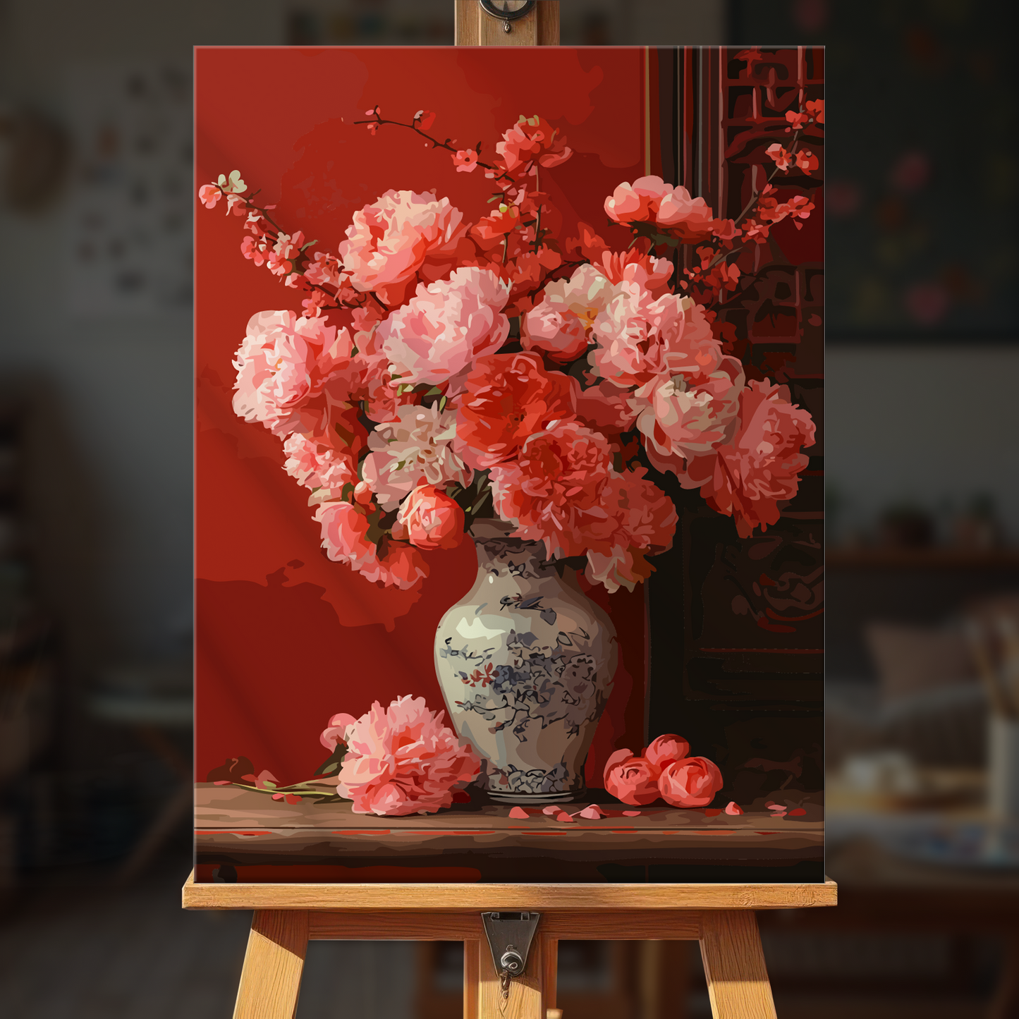 Crimson Vase