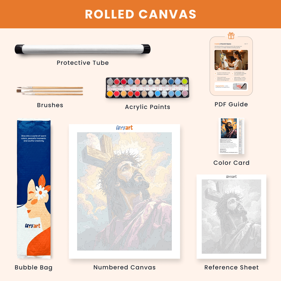 Paint by numbers - Cross Road - MyArt