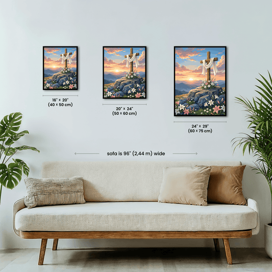 Paint by numbers - Cross Sunrise - MyArt