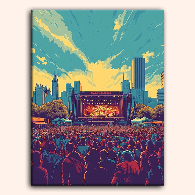 Paint by numbers - Crowd Energy - MyArt