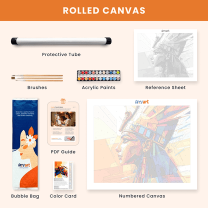 Paint by numbers - Crowned Beauty - MyArt