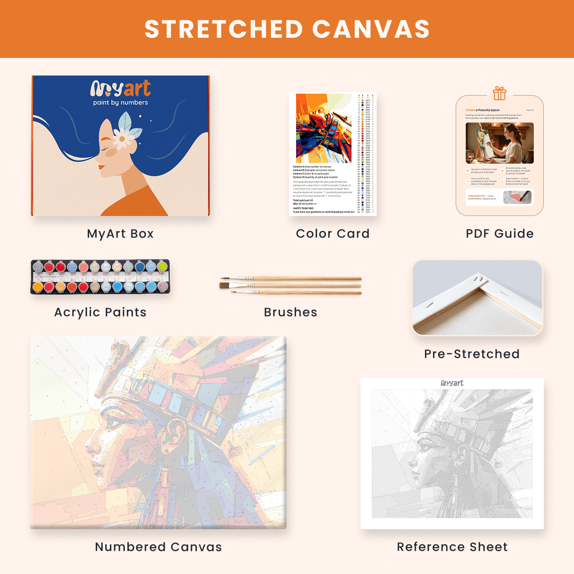 Paint by numbers - Crowned Beauty - MyArt