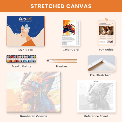 Paint by numbers - Crowned Beauty - MyArt