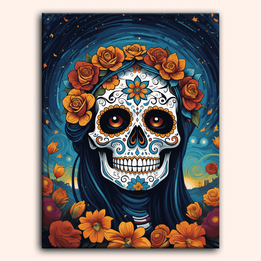 Paint by numbers - Crowned Skull - MyArt