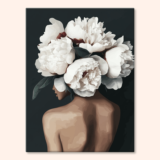 Paint by numbers - Crowned by Petals - MyArt