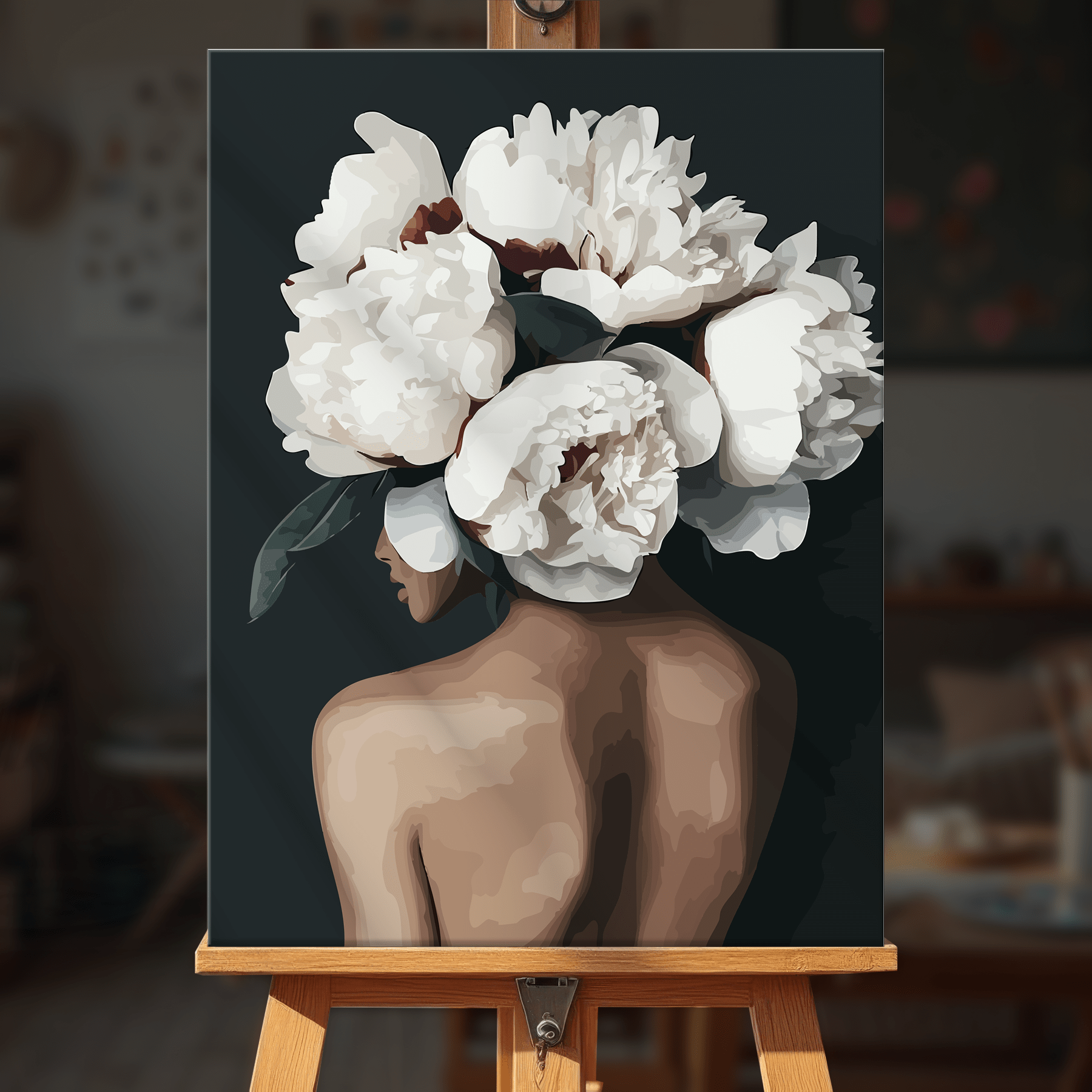 Paint by numbers - Crowned by Petals - MyArt