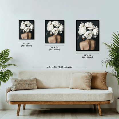 Paint by numbers - Crowned by Petals - MyArt