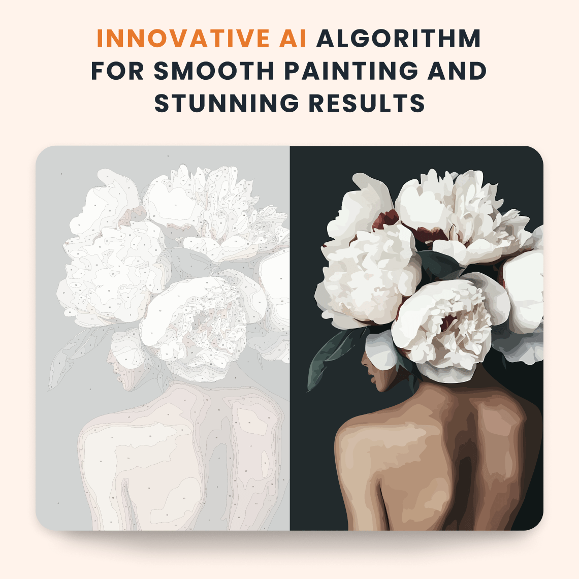 Paint by numbers - Crowned by Petals - MyArt