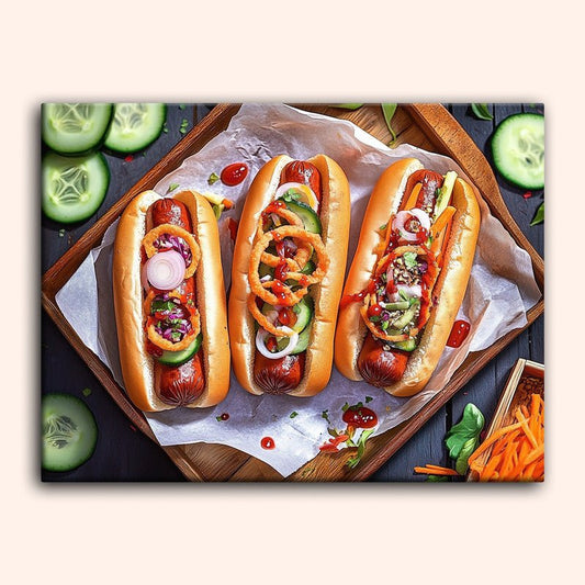 Paint by numbers - Crunchy Dogs - MyArt