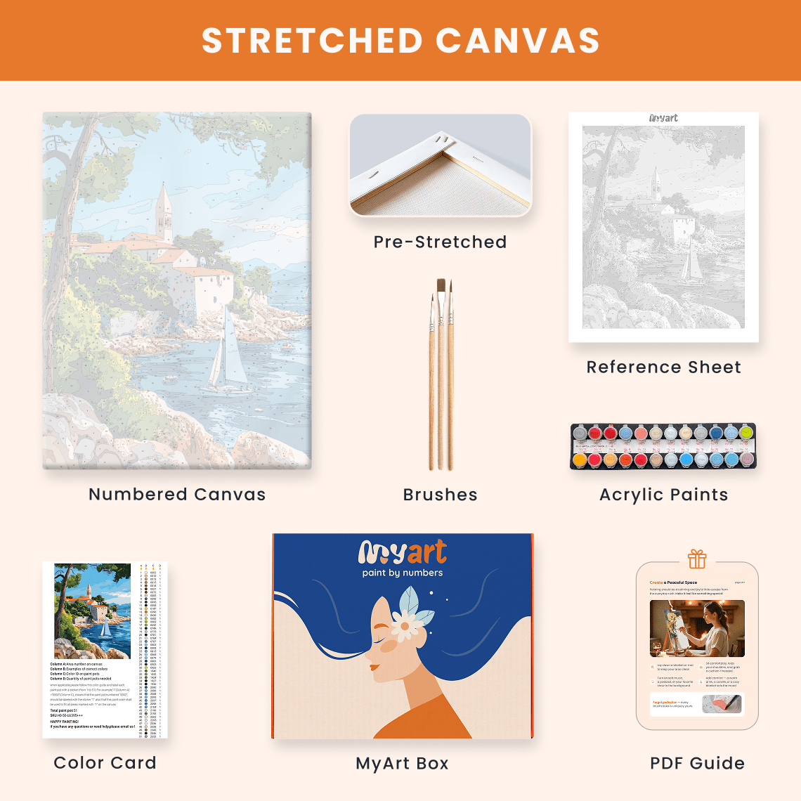 Paint by numbers - Crystal Shores - MyArt