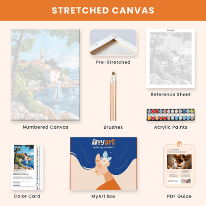 Paint by numbers - Crystal Shores - MyArt