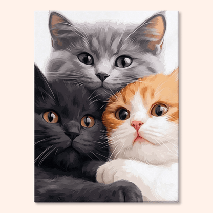 Paint by numbers - Cuddle Crew - MyArt