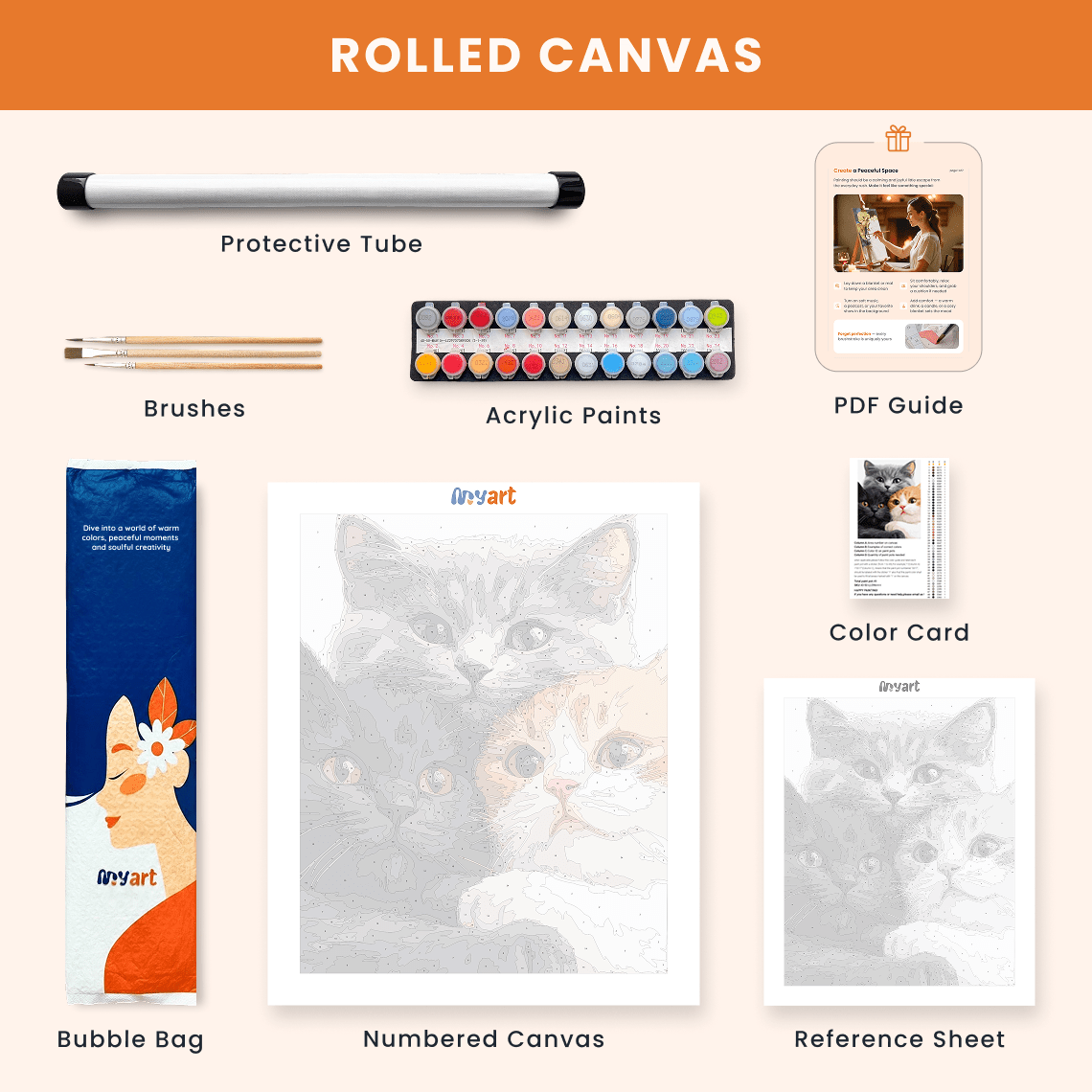 Paint by numbers - Cuddle Crew - MyArt