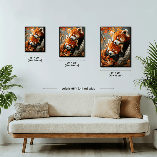 Paint by numbers - Cuddly Pandas - MyArt