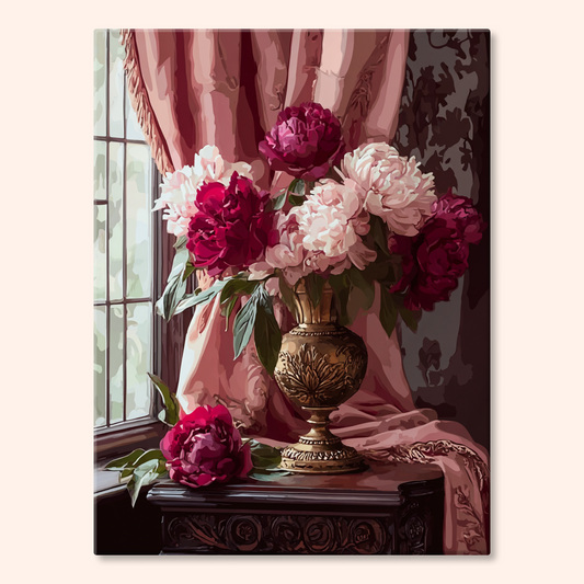 Curtain Peonies
