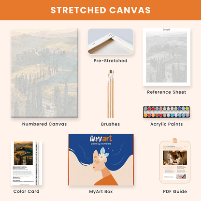 Paint by numbers - Cypress Road - MyArt