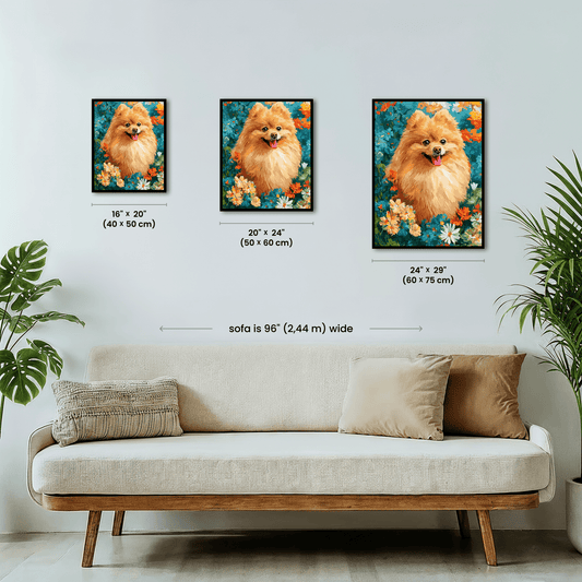 Paint by numbers - Daisy Pomeranian - MyArt