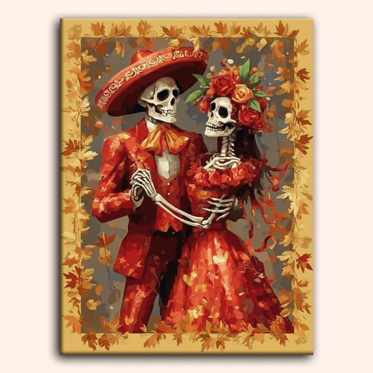 Paint by numbers - Dancing Bones - MyArt