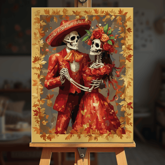 Paint by numbers - Dancing Bones - MyArt
