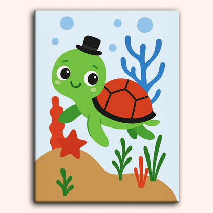 Paint by numbers - Dapper Turtle - MyArt