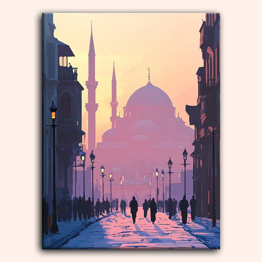 Paint by numbers - Dawn Mosque - MyArt