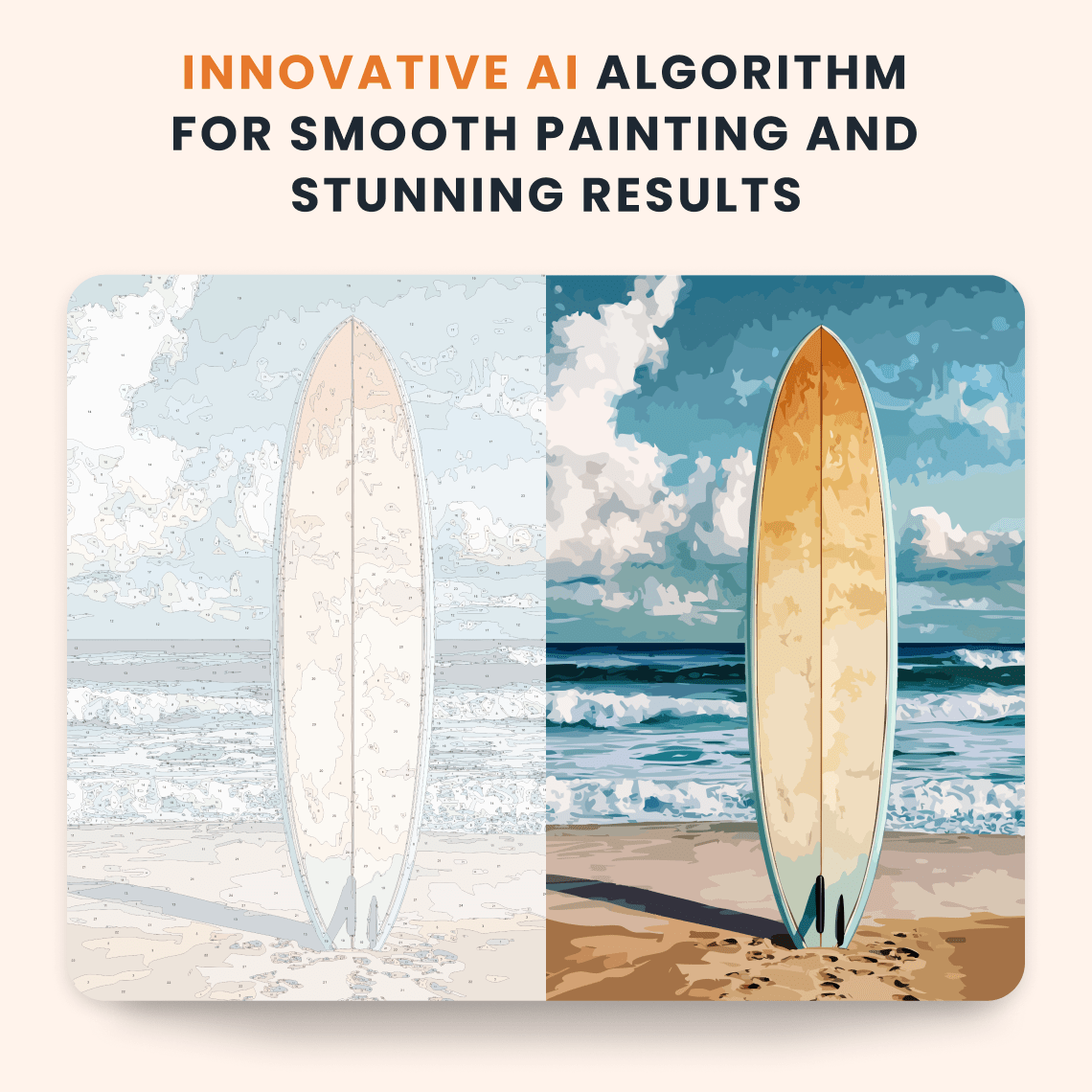 Paint by numbers - Dawn Surf - MyArt