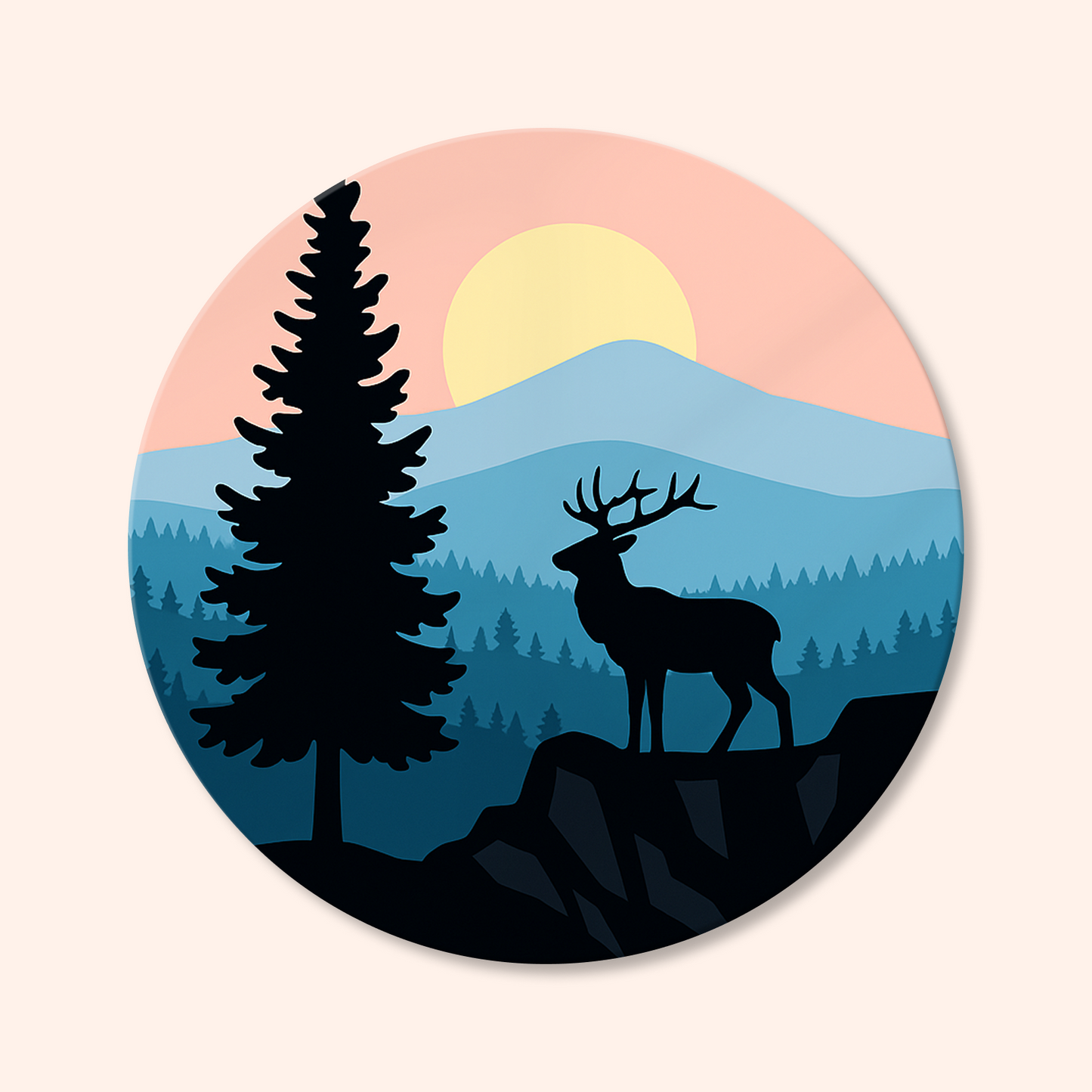 Paint by numbers - Deer Dusk - MyArt